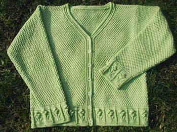 Lisa Knits Flower Garden Sweater Knitting Pattern