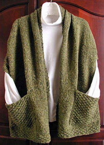 Lisa Knits Reader's Wrap knitting pattern