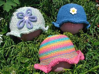 Lisa Knits Ruffles Hats  knitting pattern
