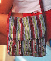 Jo Sharp Knitting Pattern Book Nine - Saturday - Crochet Bag