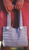 Jo Sharp Knit Issue 2 knitting book pattern - Bath bag