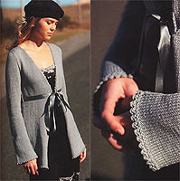 Jo Sharp Knit Issue 2 knitting book Ribbon Tie Cardigan