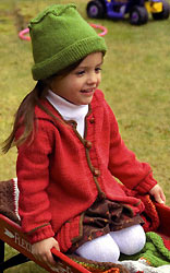 Hooded Cardigan child's knitting pattern