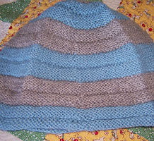 Ridged Helmet Hat by Ann Budd  free knitting pattern