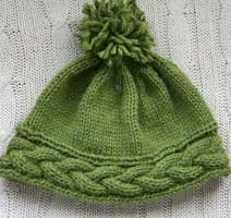 Coronet hat free knitting pattern