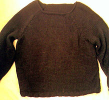 Westside Raglan sweater pattern