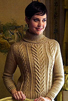 Adrienne Vittadini Fall 2007 vol 30  Bianca Turtleneck knitting pattern