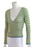 Adrienne Vittadini Celia Surplice Pullover knitting pattern