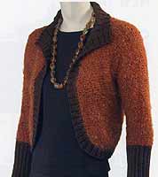 Adrienne Vittadini Fall Collection 2006 vol 28 Chiara & Trina Bolero Shrug knitting pattern