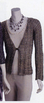 Adrienne Vittadini Nicole raglan cardigan knitting pattern,