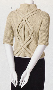 Adrienne Vittadini Spring Collection 2001 vol 16 Emma Super Cable Pullover
