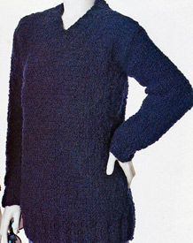 Gina V-Neck Tunic knitting pattern; Adrienne Vittadini Fall Collection 1997 vol 9